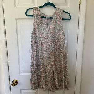 Joie linen dress. Floral print. Size medium